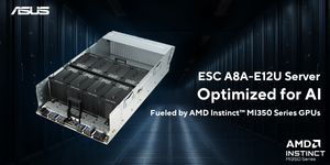 ASUS Announces ESC A8A-E12U Support for AMD Instinct MI350 Series GPUs